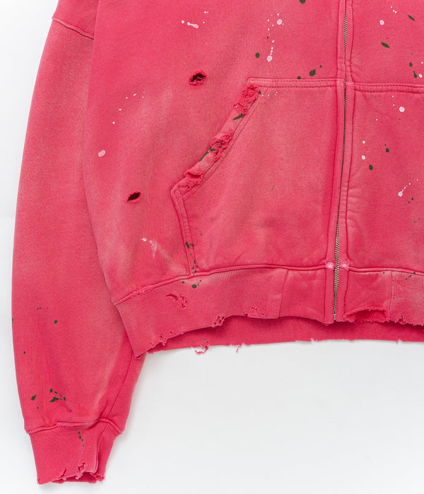 STUDIO ANIMALS ×MOOJIMOOJI “Animals Letter” Hoodie Red - WEAREALLANIMALS