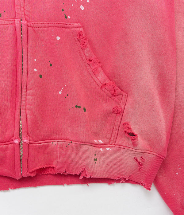 STUDIO ANIMALS ×MOOJIMOOJI “Animals Letter” Hoodie Red - WEAREALLANIMALS