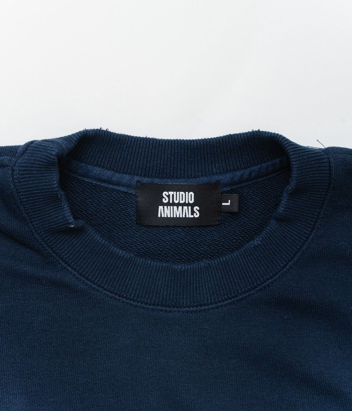 STUDIO ANIMALS "Running horse" Embroidered sweatshirt Navy - WEAREALLANIMALS