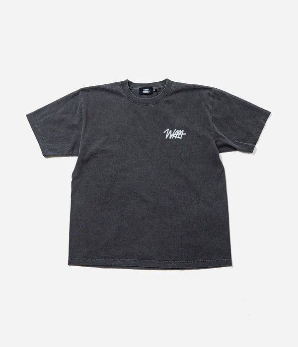 STUDIO ANIMALS “Script Logo” T-Shirt Faded Black - WEAREALLANIMALS