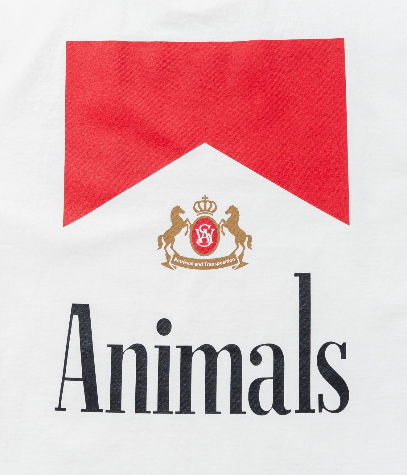 STUDIO ANIMALS “Smoking” T-Shirt Natural - WEAREALLANIMALS