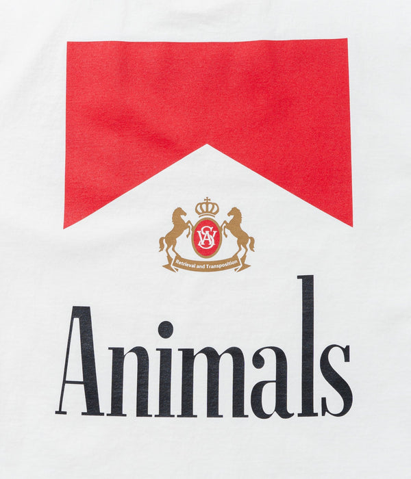 STUDIO ANIMALS “Smoking” T-Shirt Natural - WEAREALLANIMALS