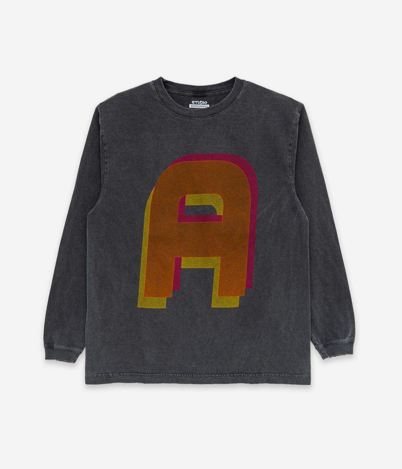 STUDIO WEAREALLANIMALS "A L/S T - SHIRT" BLACK - WEAREALLANIMALS