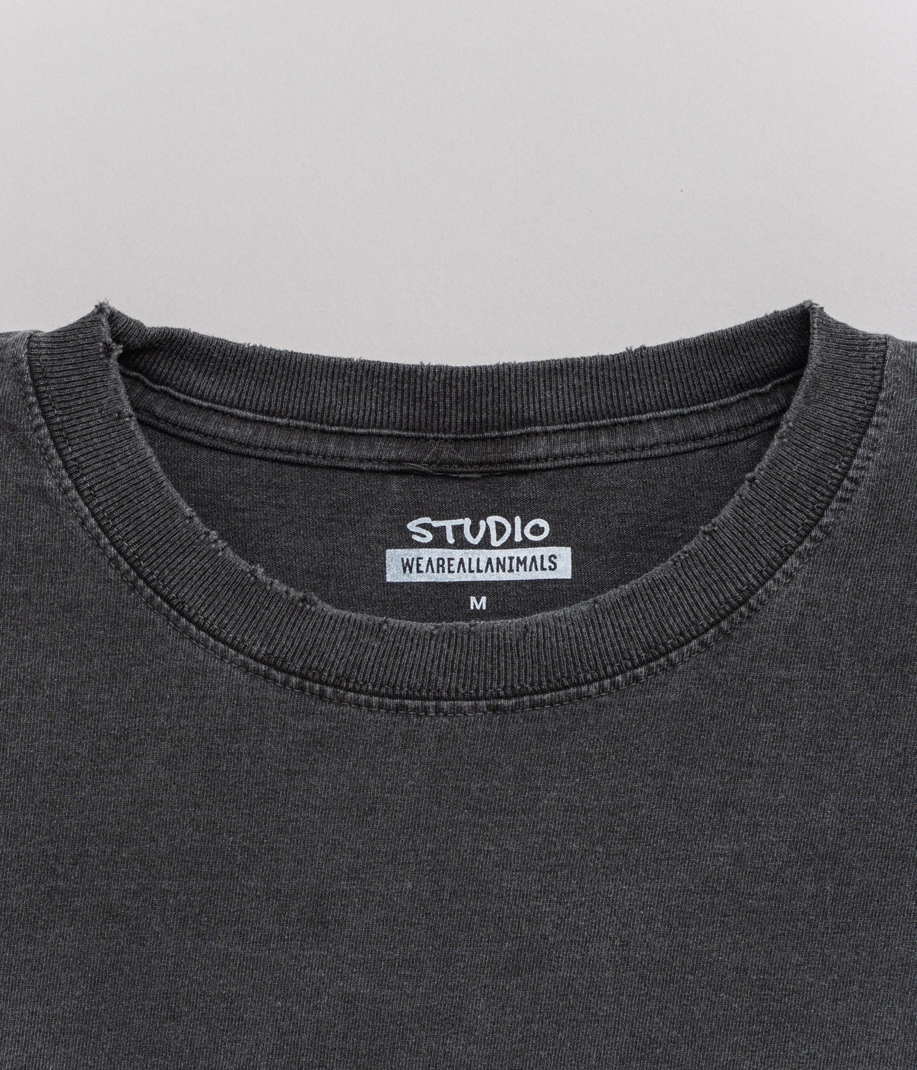 STUDIO WEAREALLANIMALS "Aerospace L/S T - SHIRT" BLACK - WEAREALLANIMALS