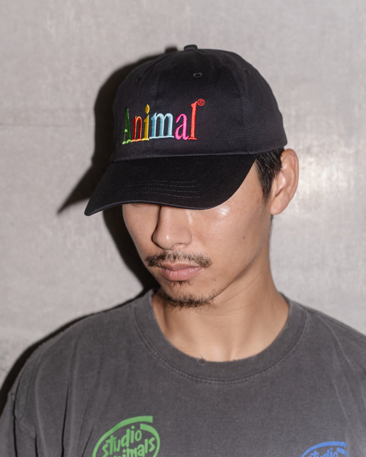 STUDIO WEAREALLANIMALS "Animals Letter CAP" BLACK - WEAREALLANIMALS