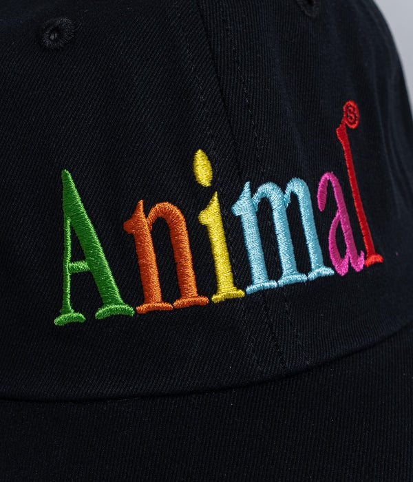 STUDIO WEAREALLANIMALS "Animals Letter CAP" BLACK - WEAREALLANIMALS