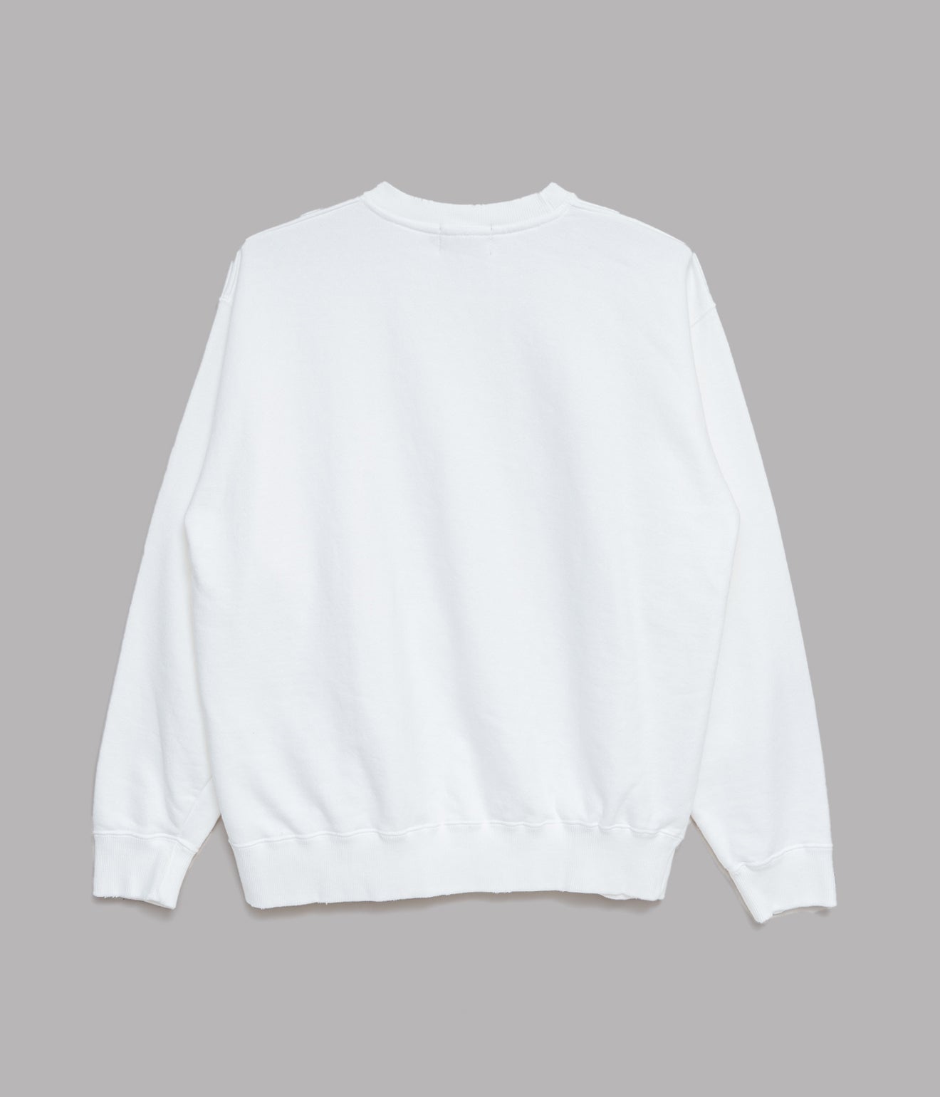 STUDIO WEAREALLANIMALS "Animals Letter SWEATSHIRT" WHITE - WEAREALLANIMALS