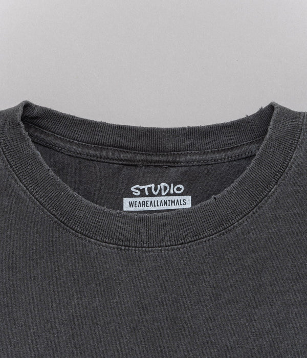 STUDIO WEAREALLANIMALS "BMX L/S T - SHIRT" BLACK - WEAREALLANIMALS