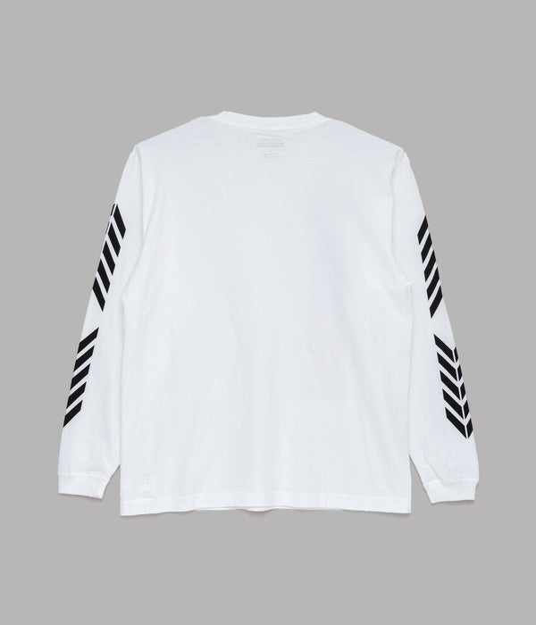 STUDIO WEAREALLANIMALS "BMX L/S T - SHIRT" WHITE - WEAREALLANIMALS