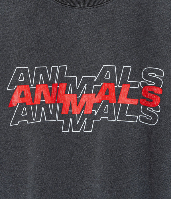 STUDIO WEAREALLANIMALS "Cure SWEATSHIRT" BLACK - WEAREALLANIMALS