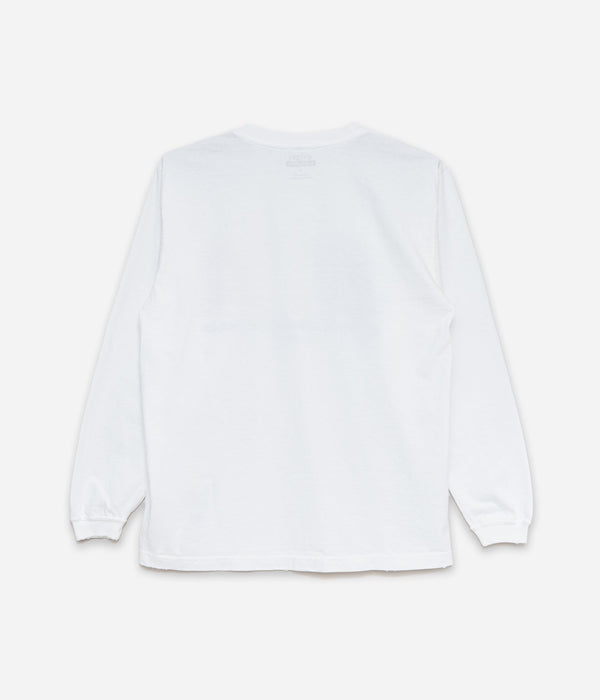 STUDIO WEAREALLANIMALS "Fast Logo L/S T - SHIRT" WHITE - WEAREALLANIMALS