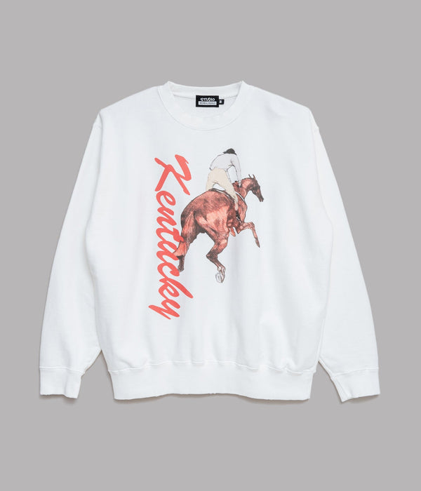 STUDIO WEAREALLANIMALS "Horse SWEATSHIRT" WHITE - WEAREALLANIMALS