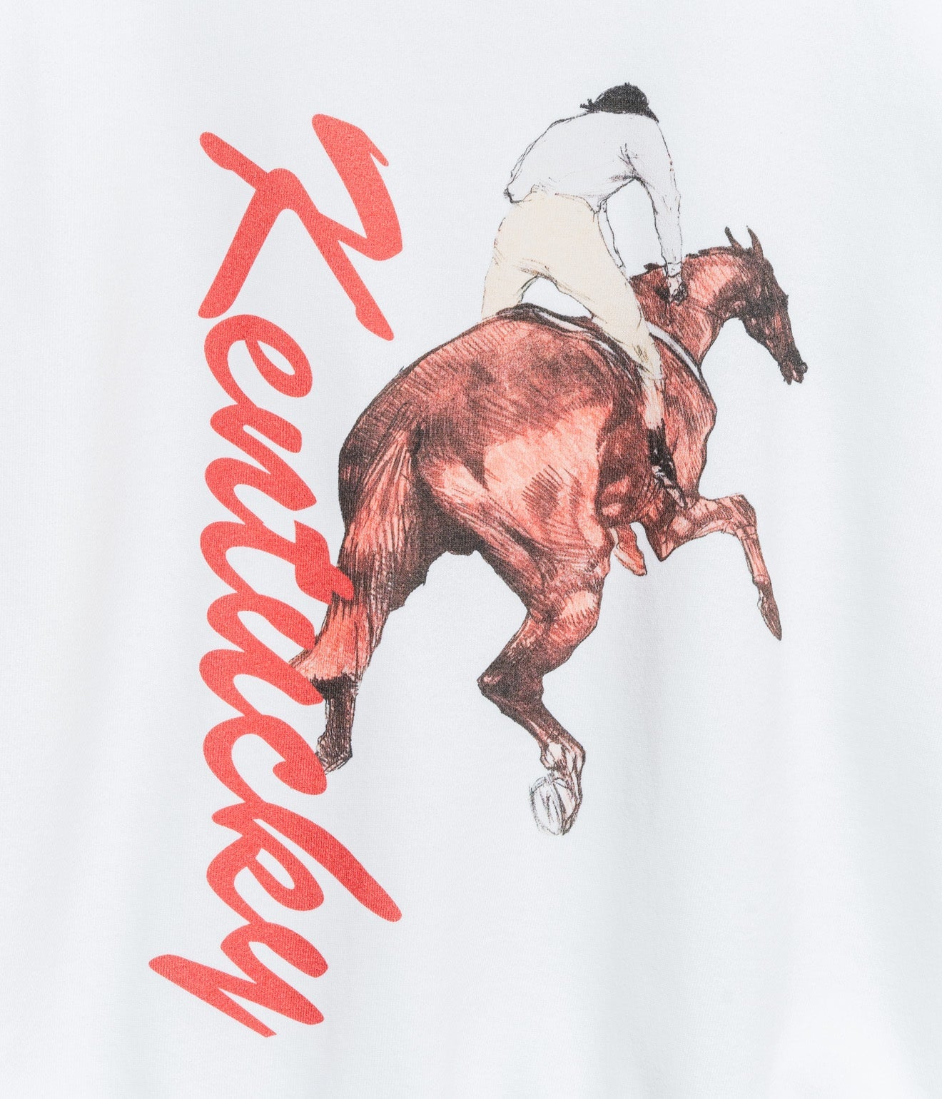 STUDIO WEAREALLANIMALS "Horse SWEATSHIRT" WHITE - WEAREALLANIMALS