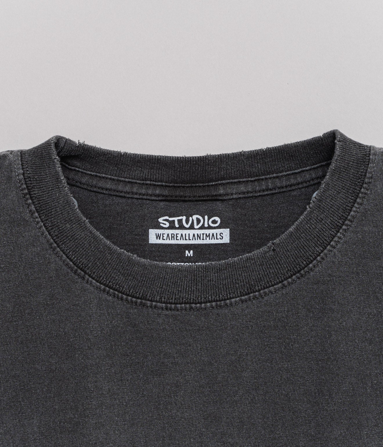 STUDIO WEAREALLANIMALS "Inverted Arch L/S T - SHIRT" BLACK - WEAREALLANIMALS