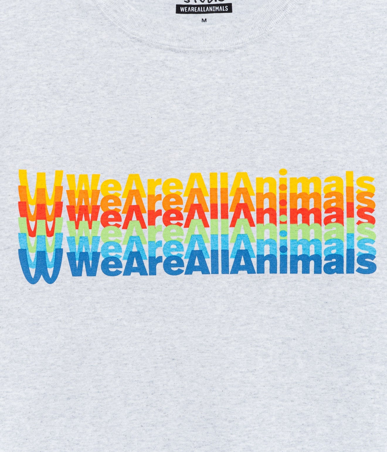 STUDIO WEAREALLANIMALS "Inverted Arch L/S T - SHIRT" GREY - WEAREALLANIMALS