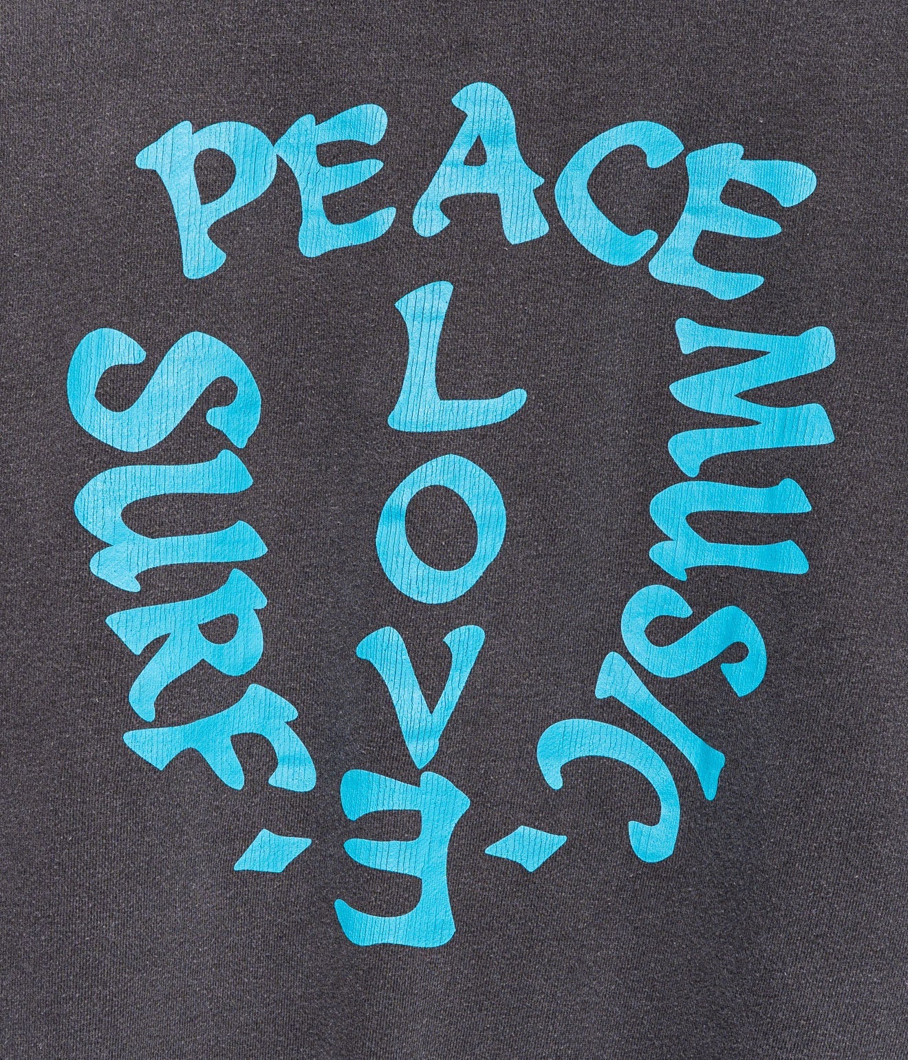 STUDIO WEAREALLANIMALS "LIFE" SWEATSHIRT BLACK/BLUE - WEAREALLANIMALS