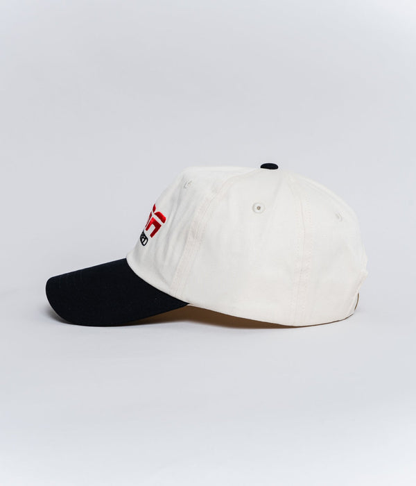 STUDIO WEAREALLANIMALS "Sport Logo CAP" OFF WHITE/BLACK - WEAREALLANIMALS