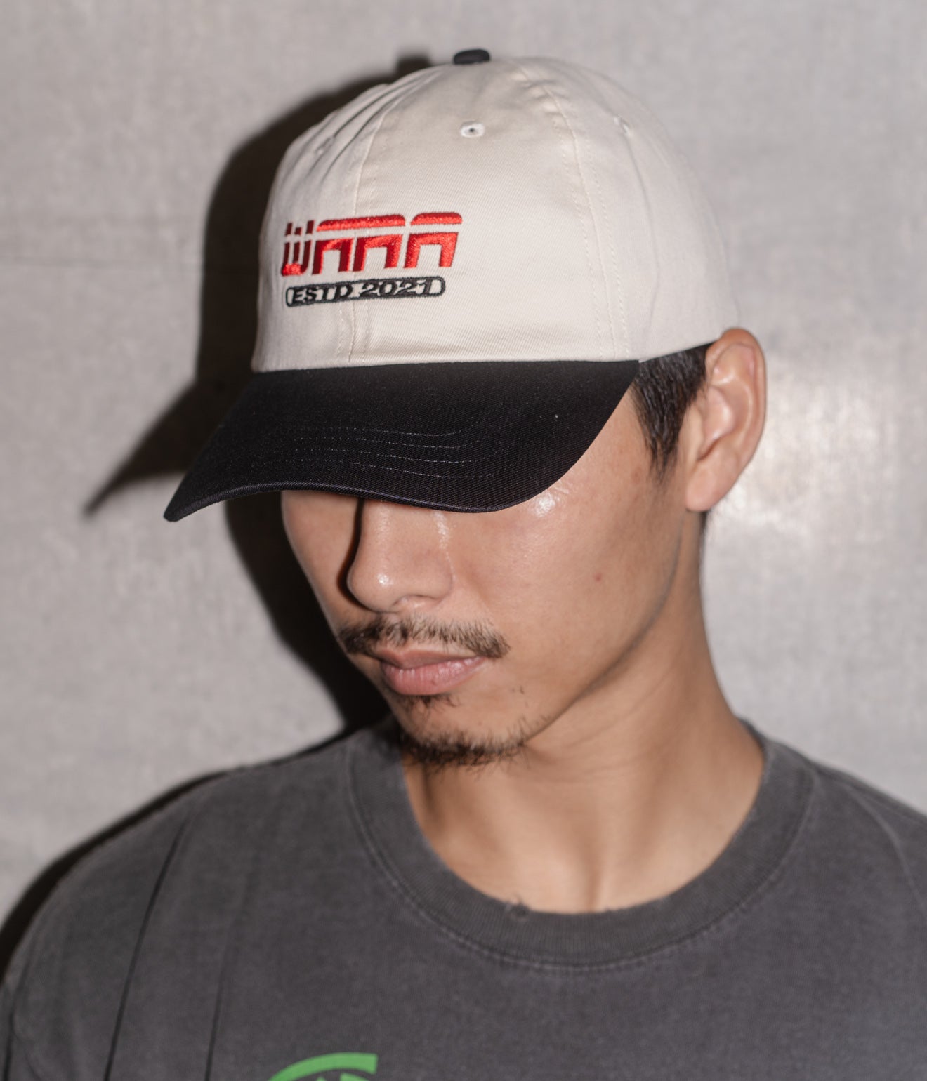 STUDIO WEAREALLANIMALS "Sport Logo CAP" OFF WHITE/BLACK - WEAREALLANIMALS