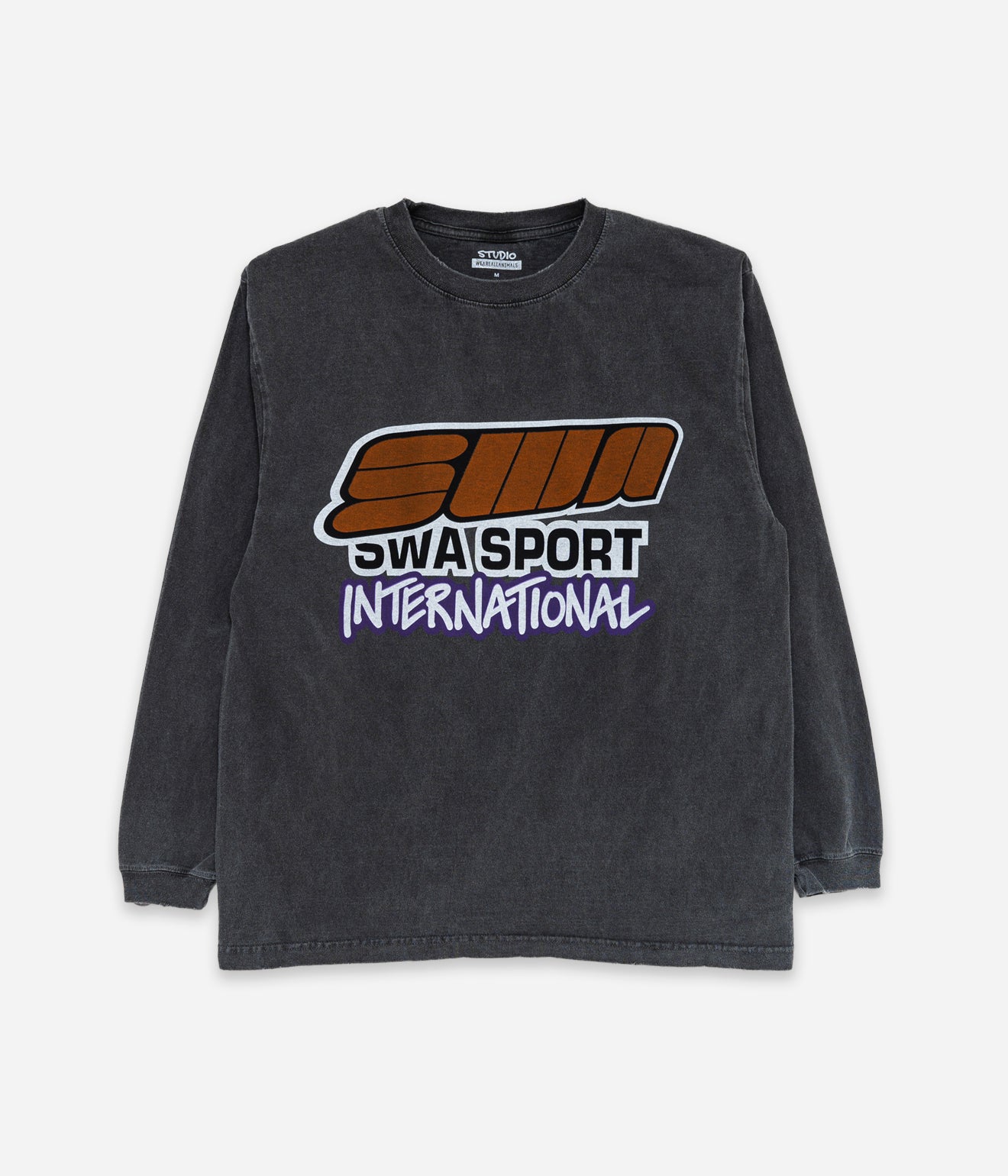 STUDIO WEAREALLANIMALS "SWA Sport L/S T - SHIRT" BLACK - WEAREALLANIMALS