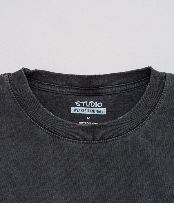 STUDIO WEAREALLANIMALS "SWA Sport L/S T - SHIRT" BLACK - WEAREALLANIMALS