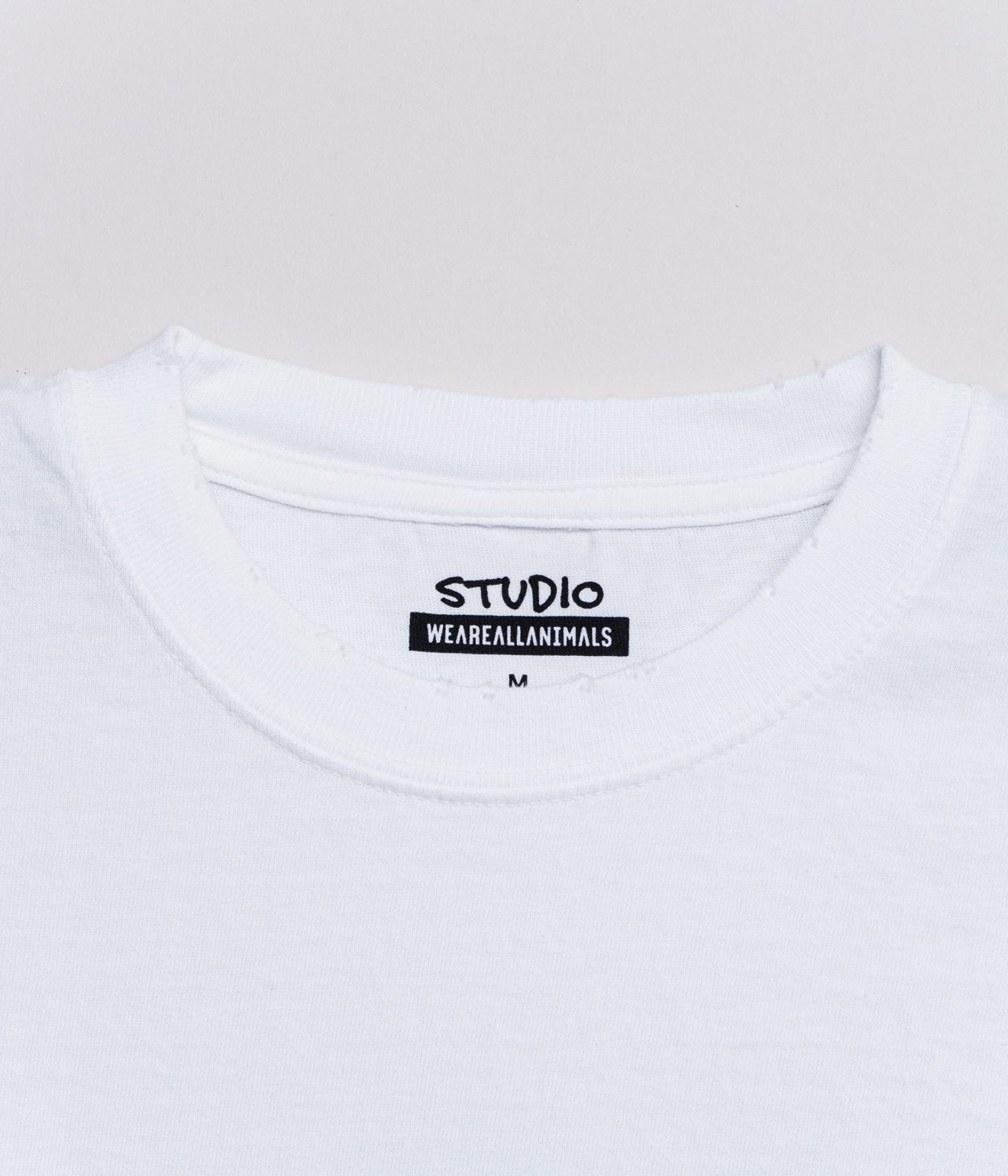 STUDIO WEAREALLANIMALS "SWA Sport S/S T - SHIRT" WHITE - WEAREALLANIMALS