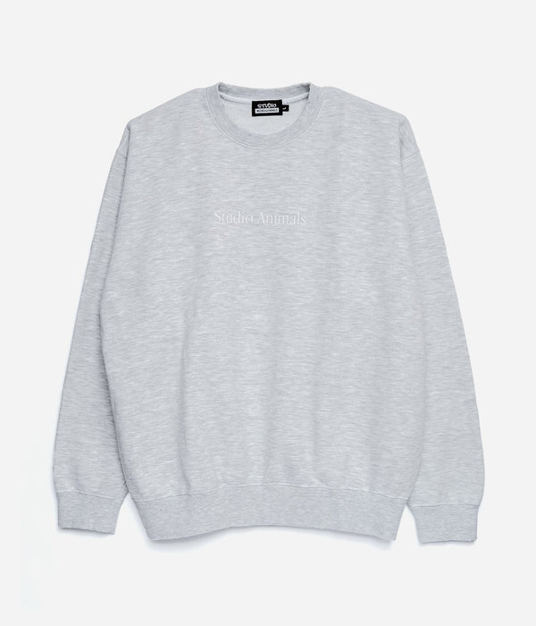STUDIO WEAREALLANIMALS "Think" SWEATSHIRT GREY - WEAREALLANIMALS