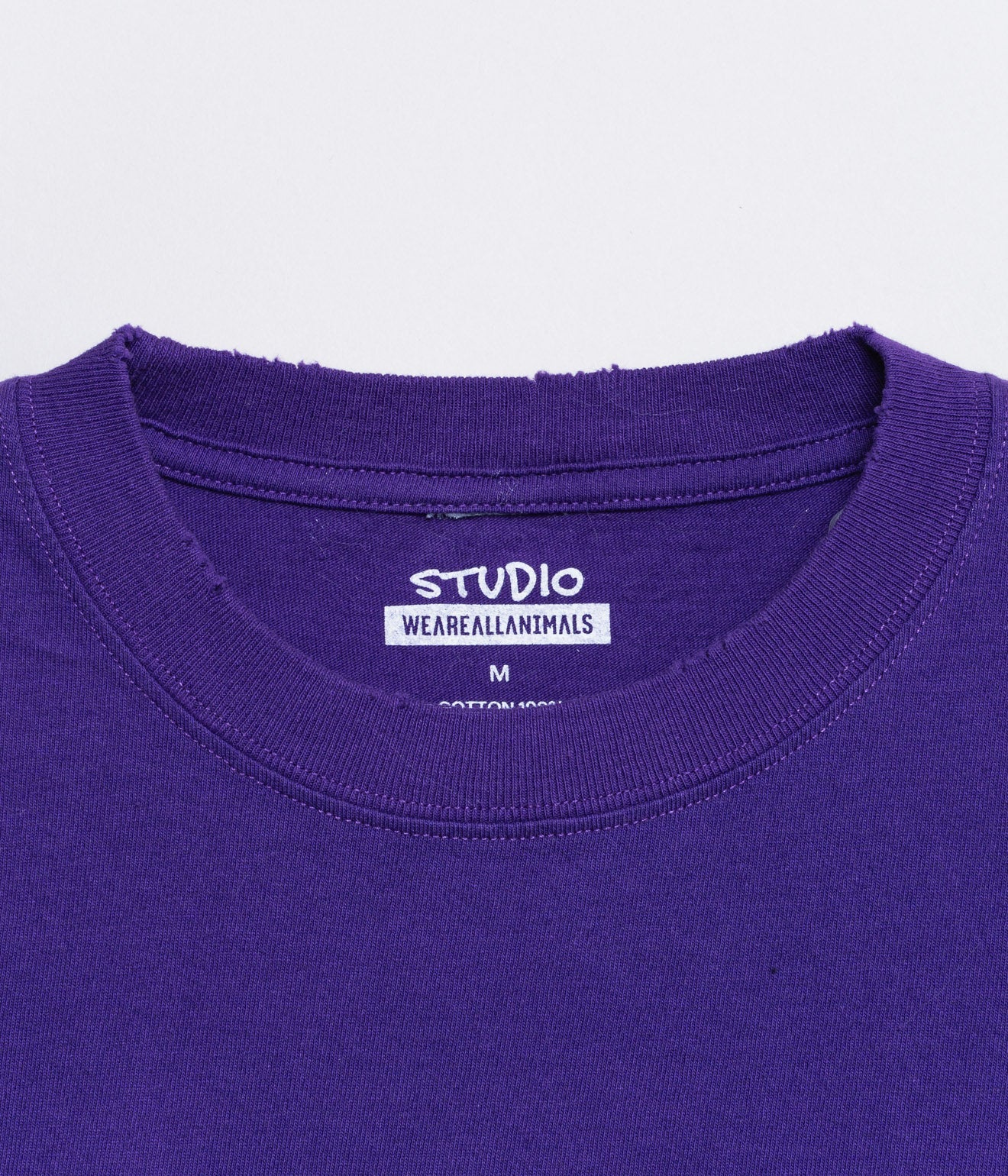 STUDIO WEAREALLANIMALS "This is not T - SHIRT" PURPLE - WEAREALLANIMALS