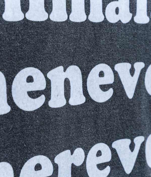 STUDIO WEAREALLANIMALS "Whatever Whenever T - SHIRT" BLACK - WEAREALLANIMALS