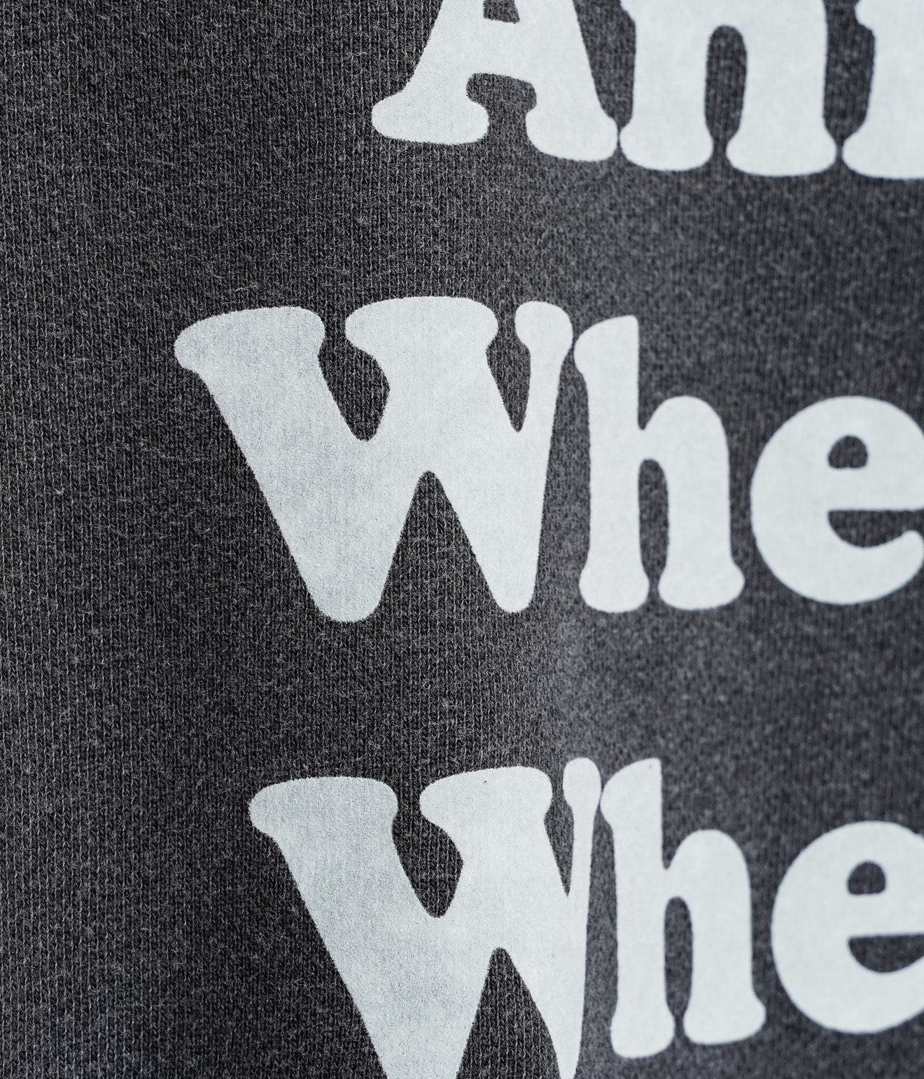 STUDIO WEAREALLANIMALS "Whenever Wherever" SWEATSHIRT BLACK - WEAREALLANIMALS