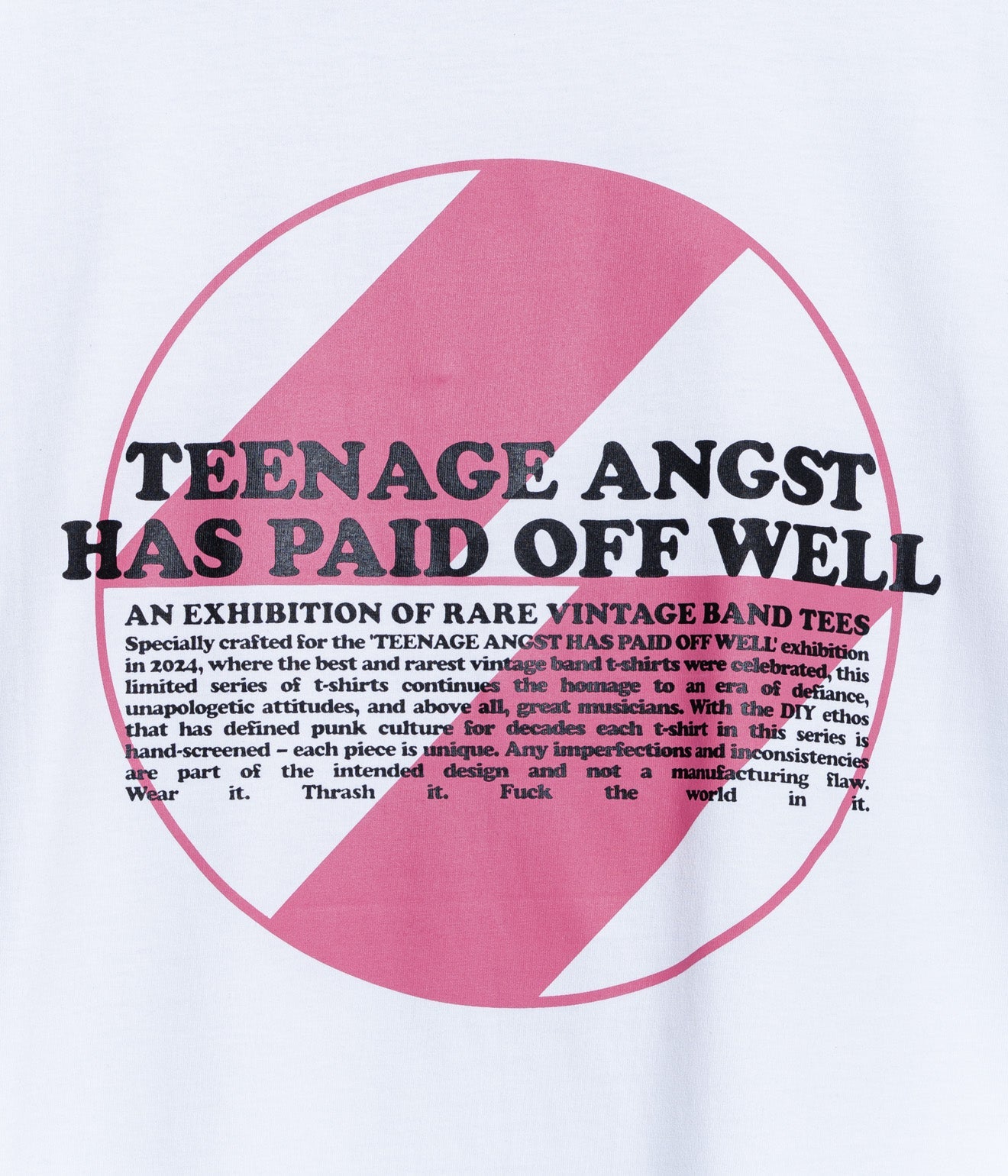 THE SALVAGES x 'TEENAGE ANGST' "GRACIAS OS T - SHIRT" WHITE - WEAREALLANIMALS