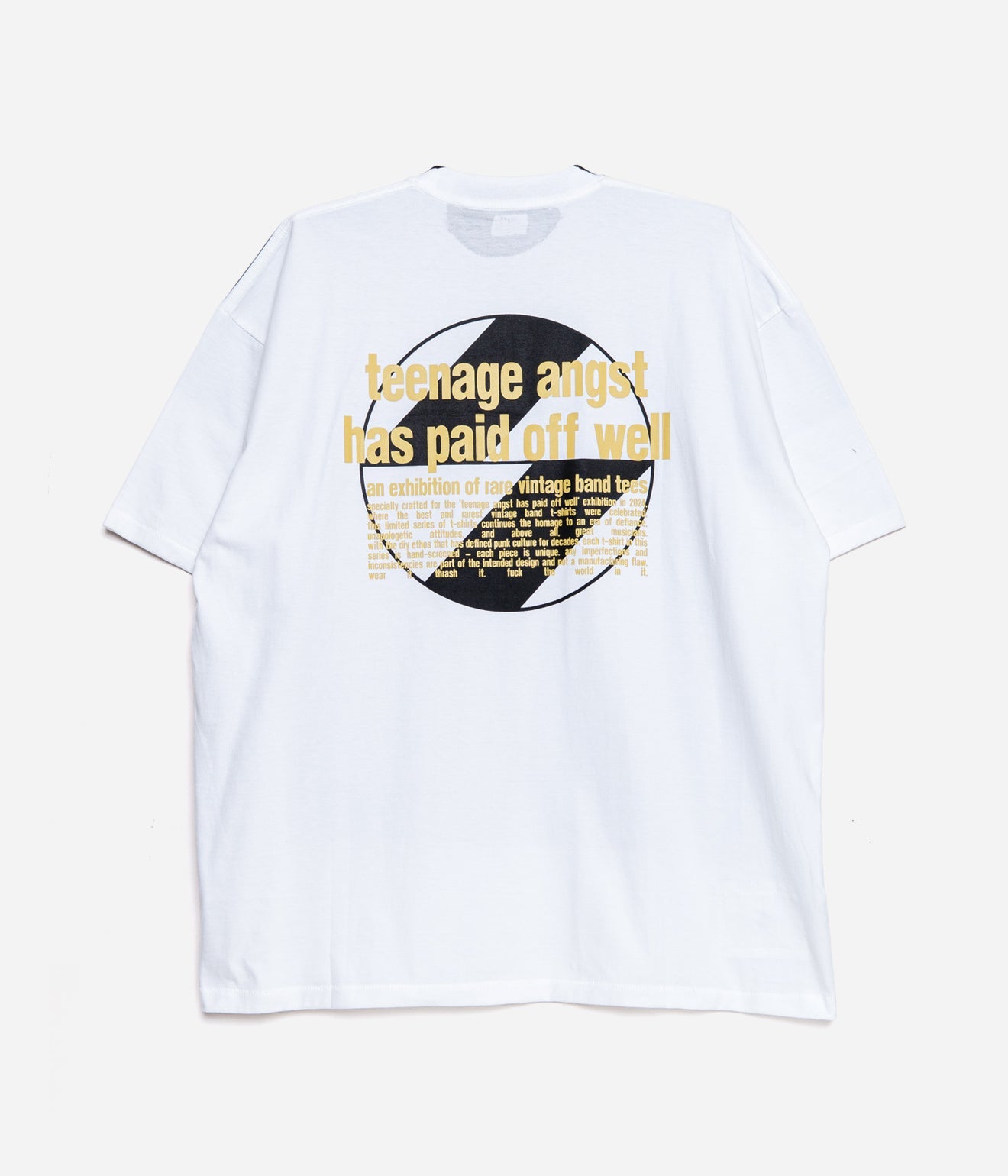 THE SALVAGES x 'TEENAGE ANGST' "KISS OS T - SHIRT" WHITE - WEAREALLANIMALS