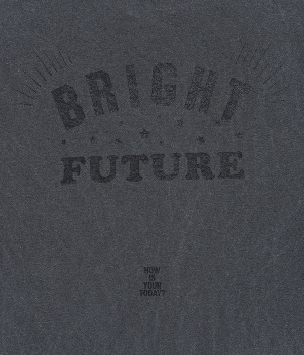 TODAY edition "BRIGHT FUTURE #01 SS Tee" BLACK - WEAREALLANIMALS