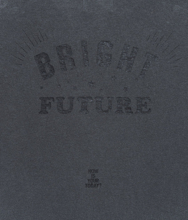 TODAY edition "BRIGHT FUTURE #02 SS Tee" BLACK - WEAREALLANIMALS