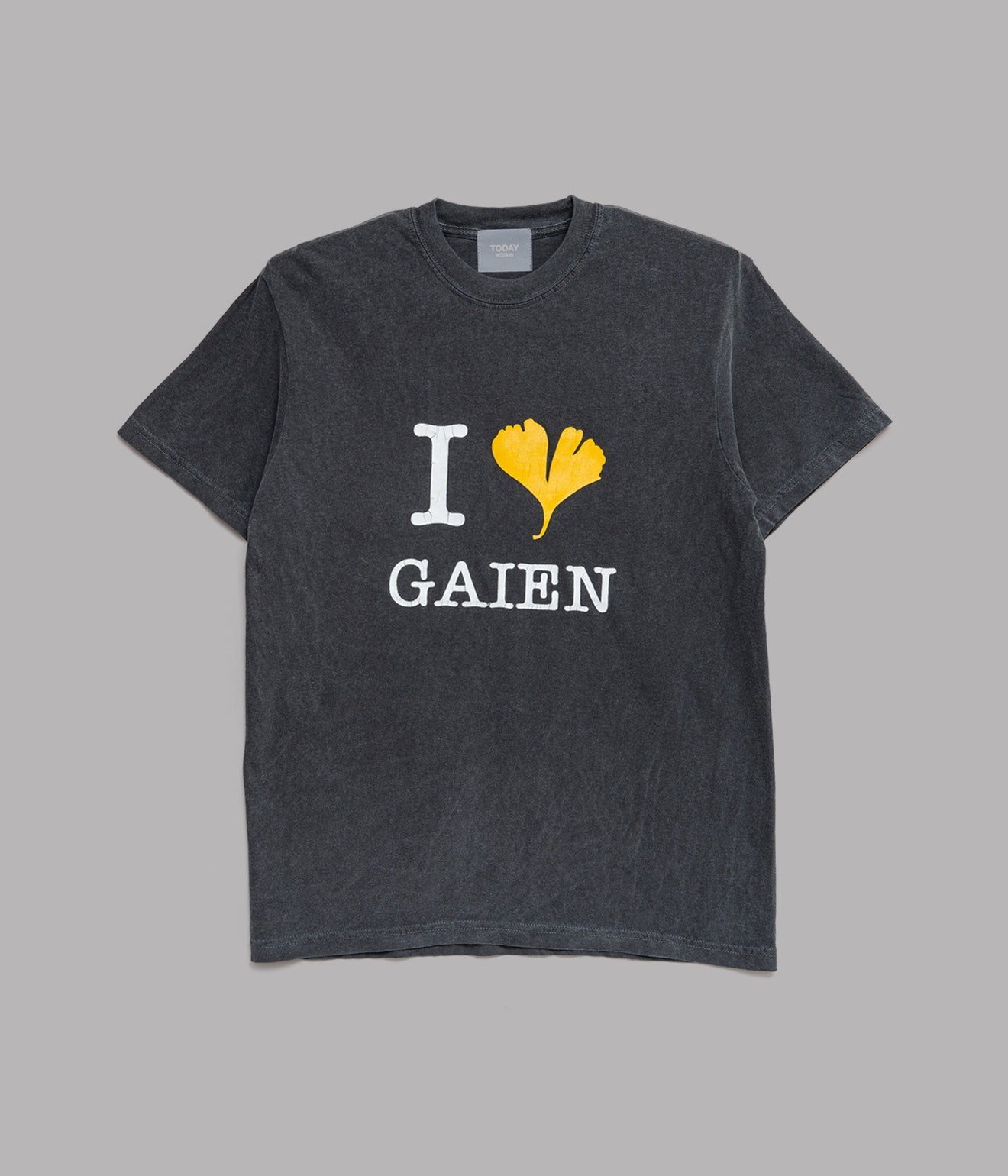 TODAY edition "I LOVE GAIEN" SS Tee BLACK - WEAREALLANIMALS