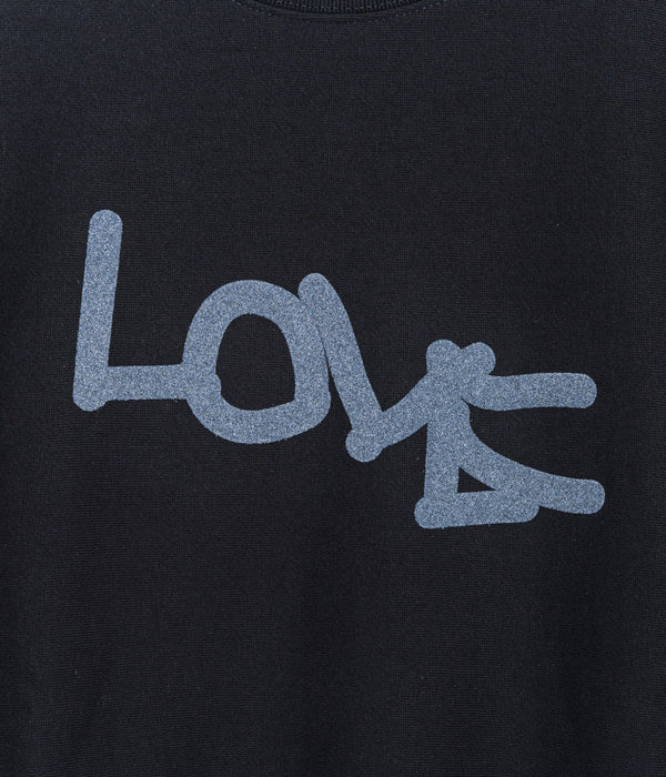 TODAY edition "LOVE" CN Sweat BLACK - WEAREALLANIMALS