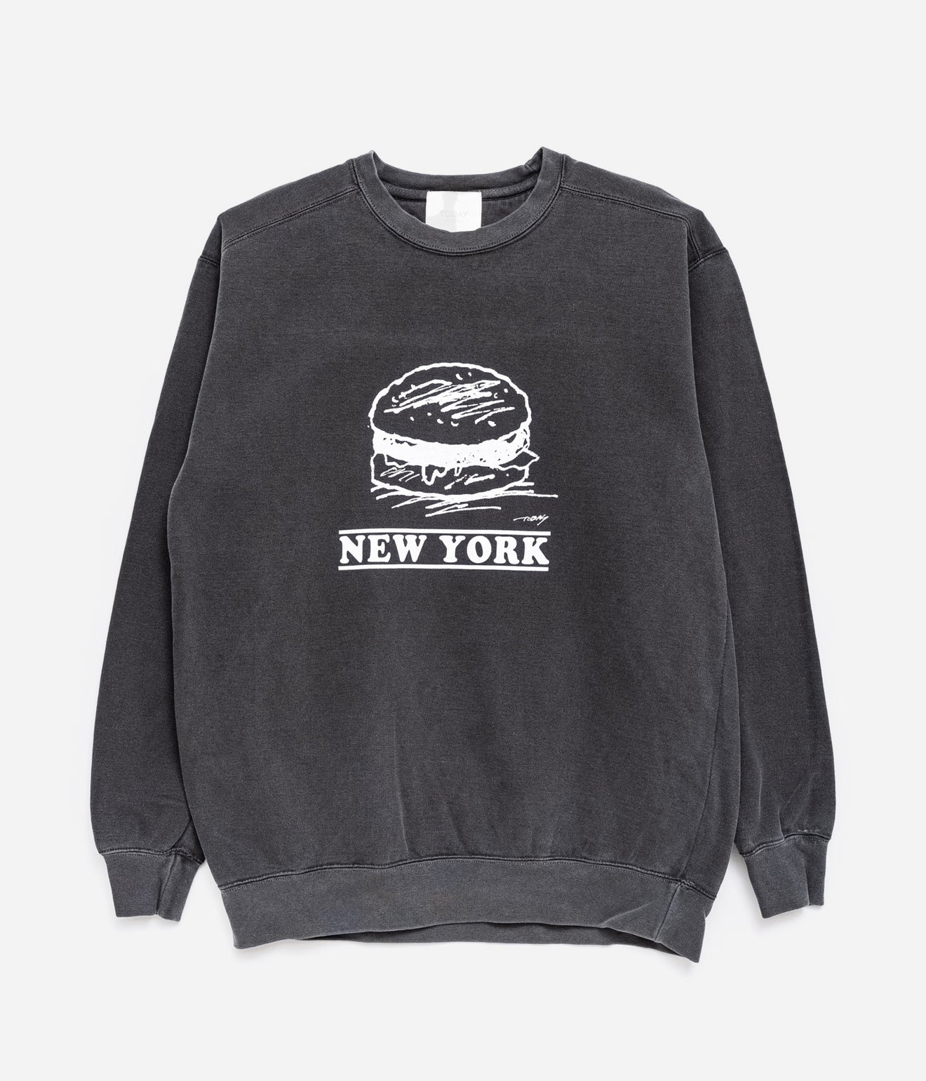 TODAY edition "Meal and City 01 CN Sweat" CHARCOAL - WEAREALLANIMALS