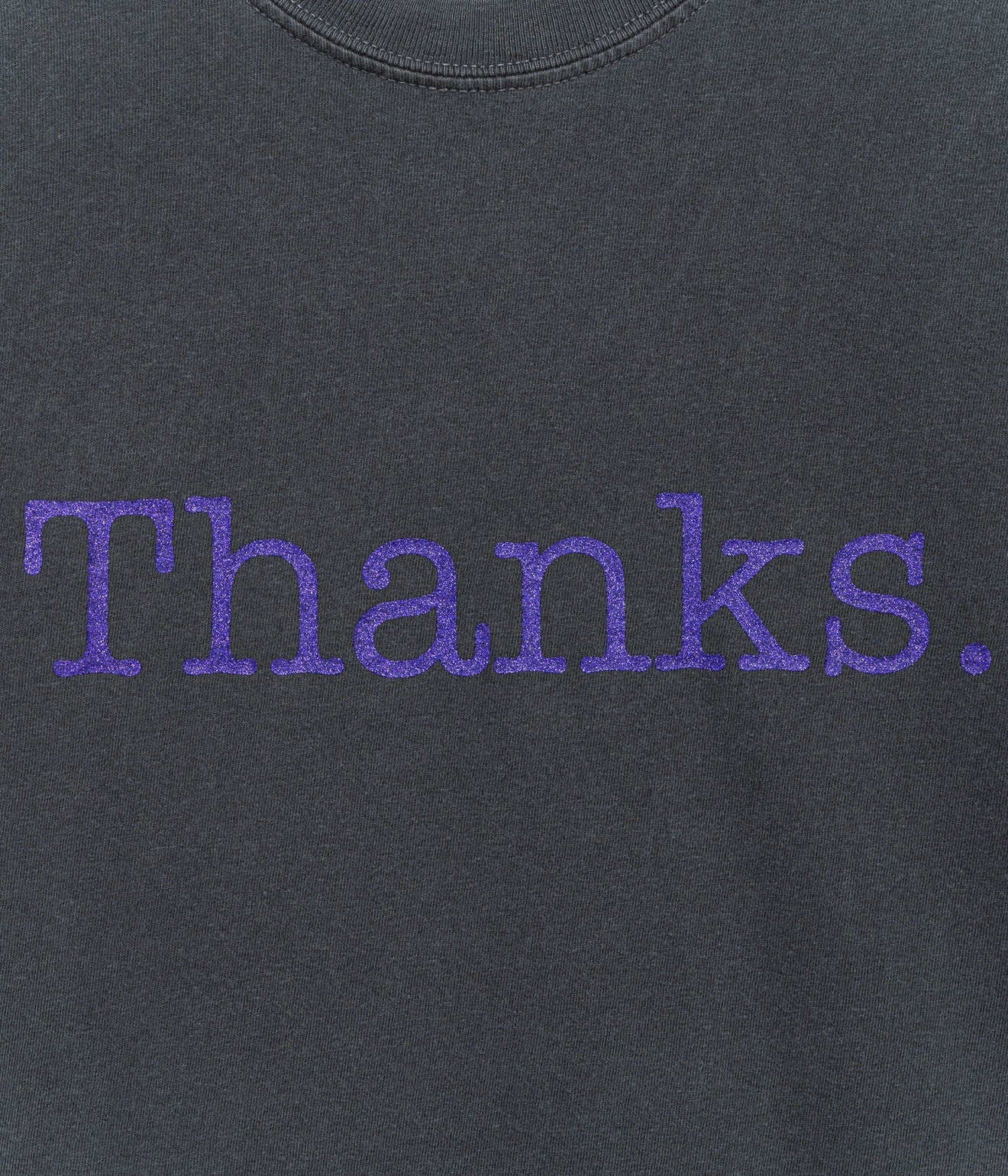 TODAY edition "Thanks" LS Tee CHARCOAL - WEAREALLANIMALS