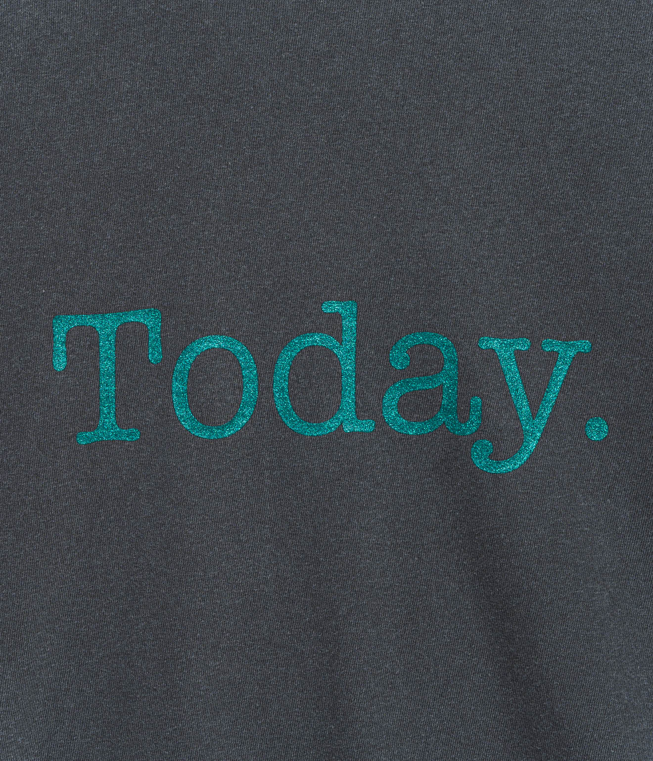 TODAY edition "Today" LS Tee CHARCOAL - WEAREALLANIMALS