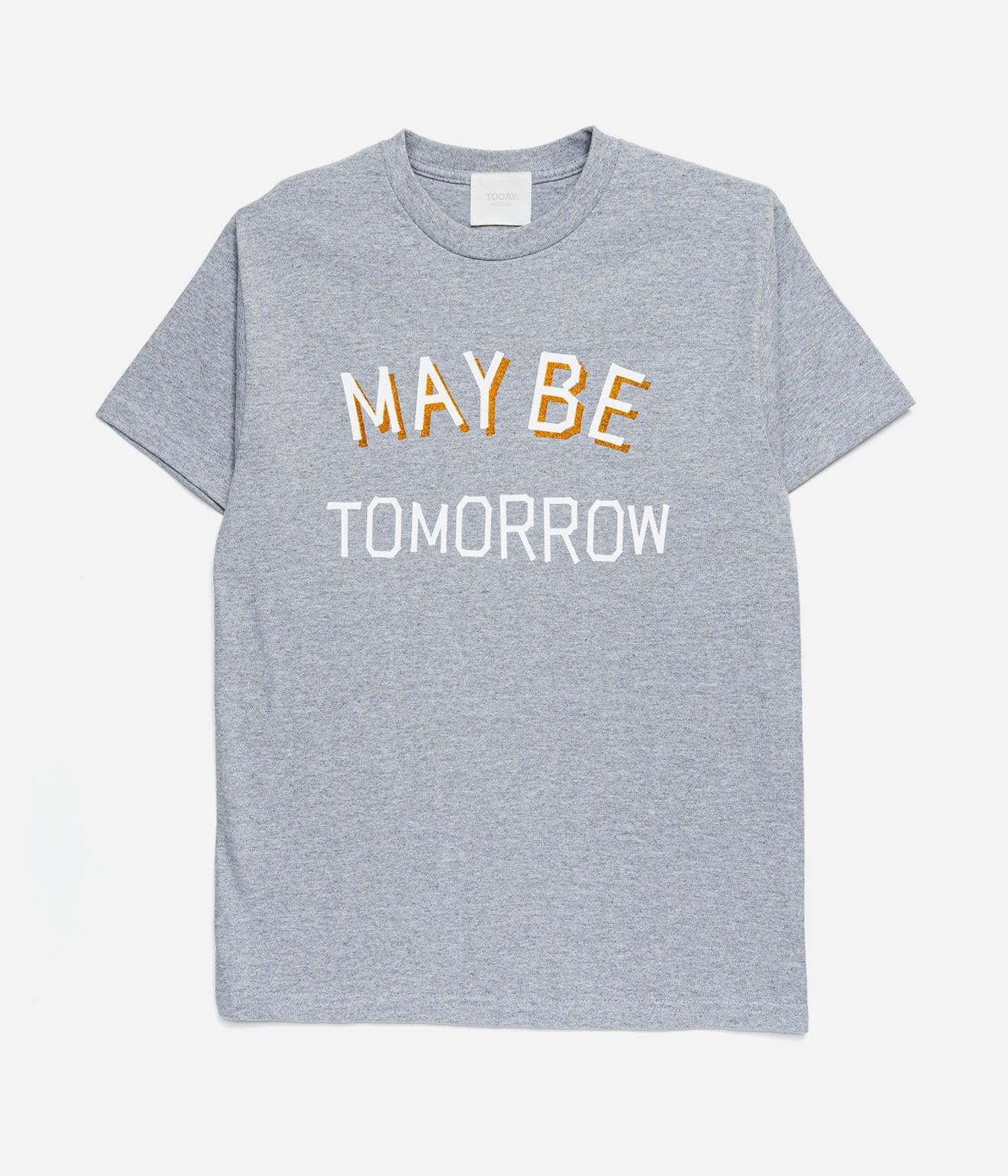 TODAY edition "TOMORROW" SS Tee GRAY - WEAREALLANIMALS