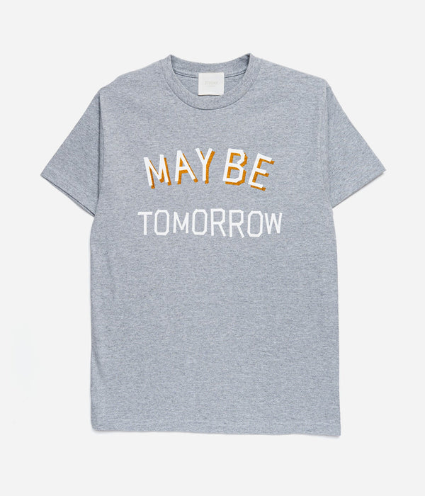 TODAY edition "TOMORROW" SS Tee GRAY - WEAREALLANIMALS