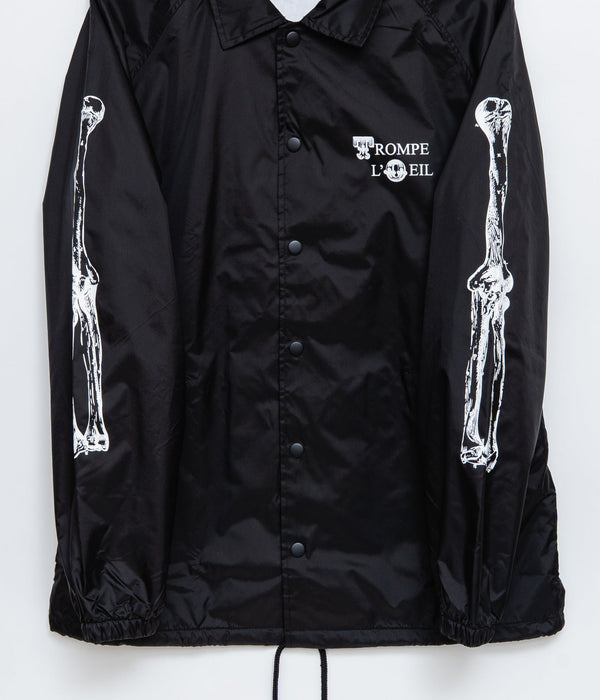 TODAY edition "TROMPE L'OEIL Coach Jacket" BLACK - WEAREALLANIMALS