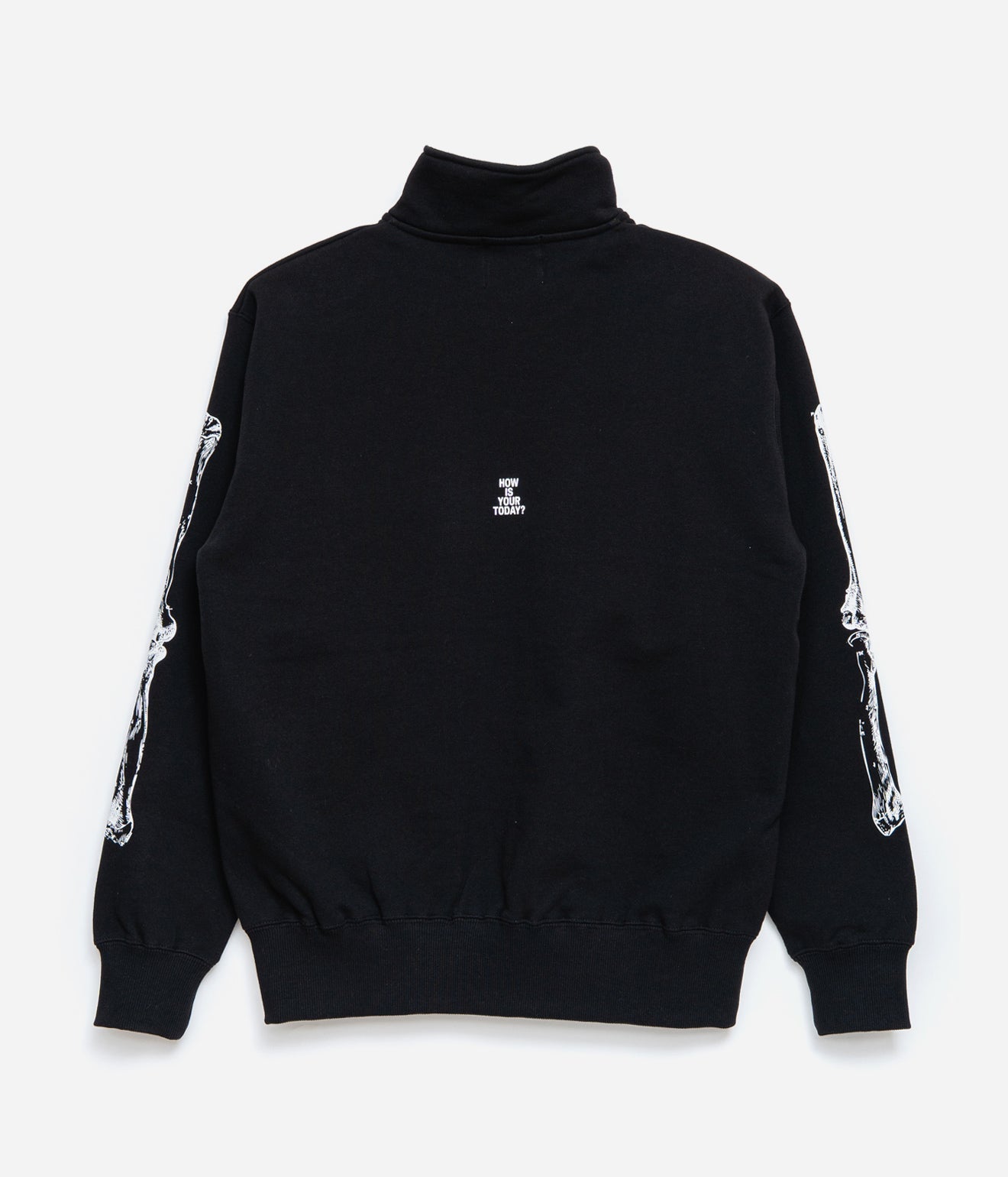 TODAY edition "TROMPE L'OEIL Zip Sweat" BLACK - WEAREALLANIMALS