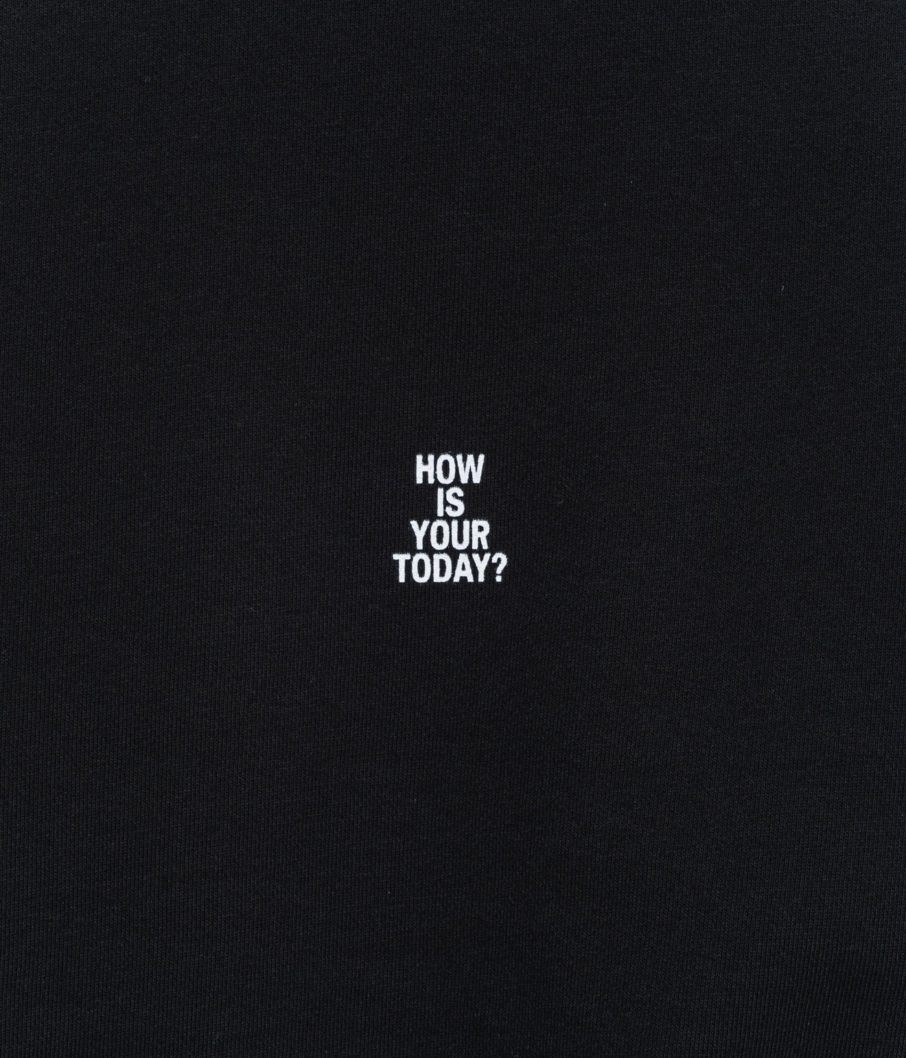 TODAY edition "TROMPE L'OEIL Zip Sweat" BLACK - WEAREALLANIMALS