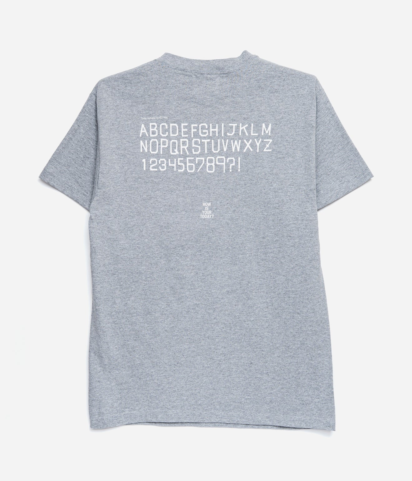 TODAY edition "YESTERDAY SS Tee" GRAY - WEAREALLANIMALS