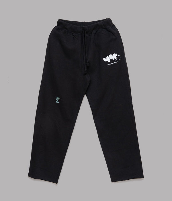 TODAY edition "YOKO" Sweat Pants BLACK - WEAREALLANIMALS