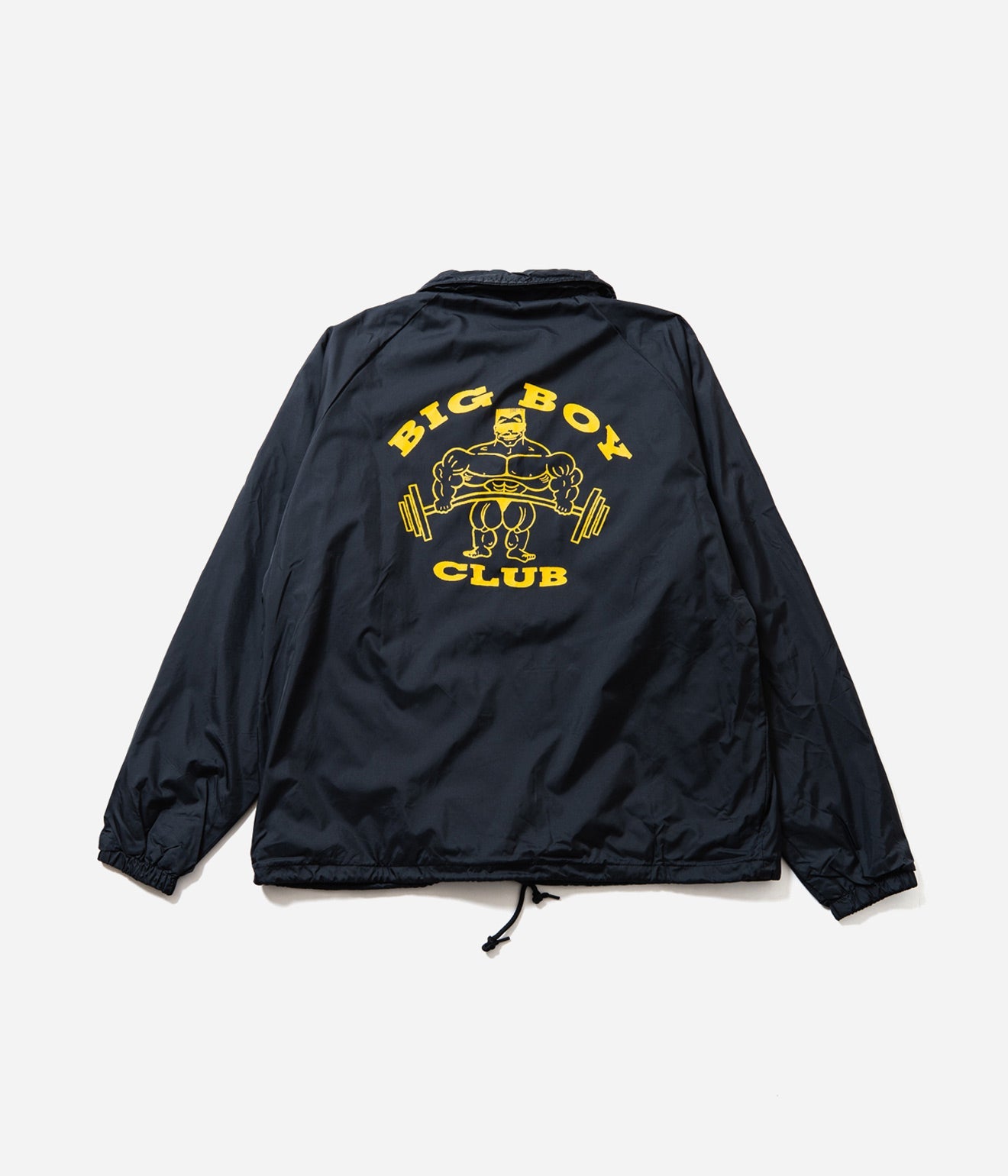 Y,IWO "Big Boy Club Coaches Jacket" Black/Gold - WEAREALLANIMALS