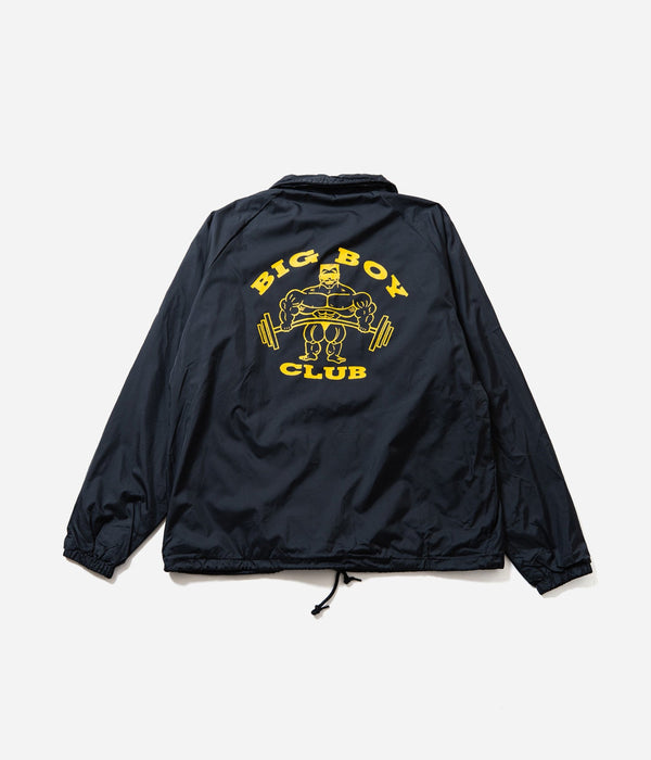 Y,IWO "Big Boy Club Coaches Jacket" Black/Gold - WEAREALLANIMALS