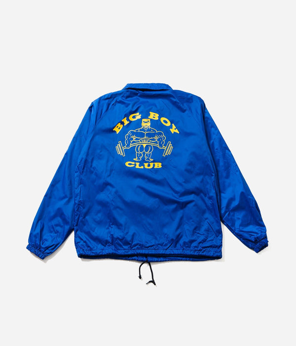Y,IWO "Big Boy Club Coaches Jacket" Blue/Gold - WEAREALLANIMALS