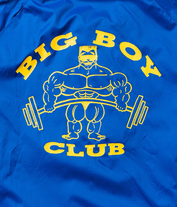 Y,IWO "Big Boy Club Coaches Jacket" Blue/Gold - WEAREALLANIMALS
