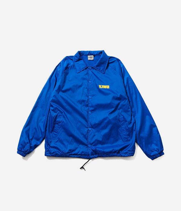 Y,IWO "Big Boy Club Coaches Jacket" Blue/Gold - WEAREALLANIMALS